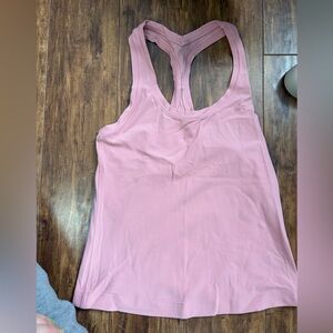 lululemon athletica Light Pink Racerback Tank Top